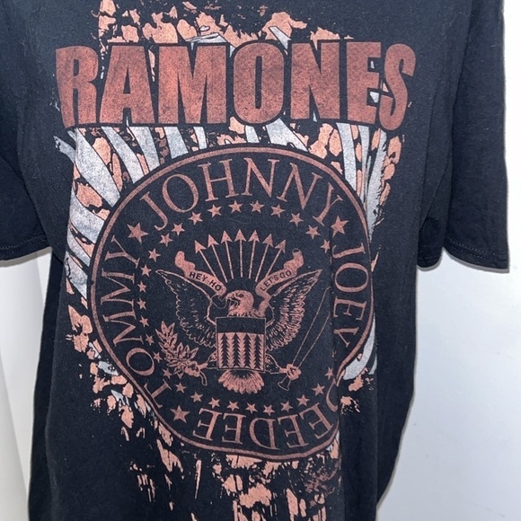 Ramones Punk Pop Rock Music Band Hey Ho Let's Go Black Short Sleeve T Shirt XL - Picture 2 of 7